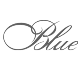 The Queen – Braut- Bräutigam und Festmode, Logo Blue
